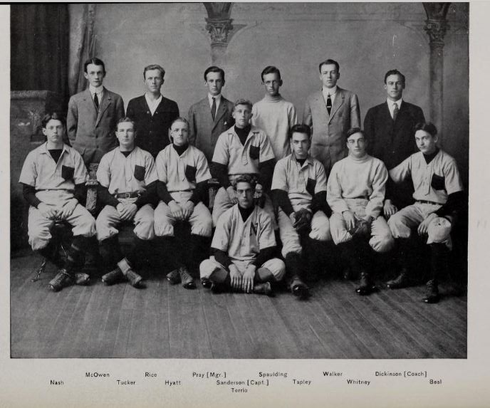 1912 Baseball Team